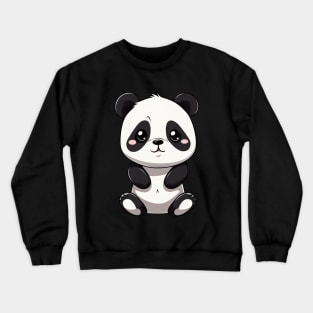 Cute Baby Panda - Anime Shirt Crewneck Sweatshirt